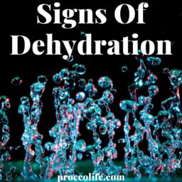 Signs Of Dehydration