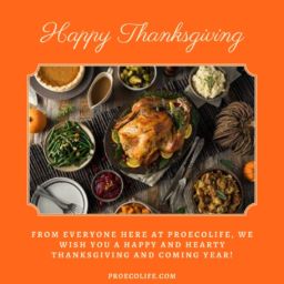 Happy Thanksgiving From ProEcoLife Water Filters A