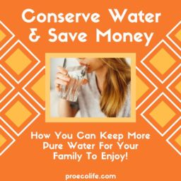 Conserve Water, Save Money