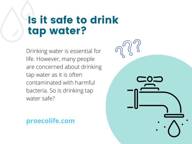 Is it safe to drink tap water