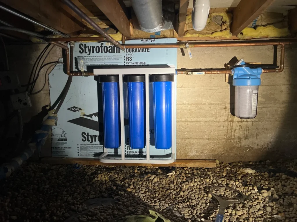 3 stage whole house filter