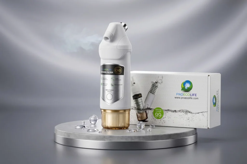 shower filter hard water