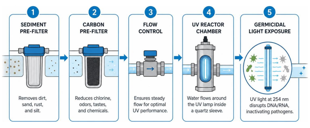 uv whole house water filtration system
